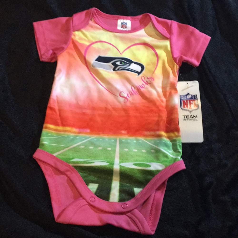 Baby Girls NFL Seattle Seahawks Onezie